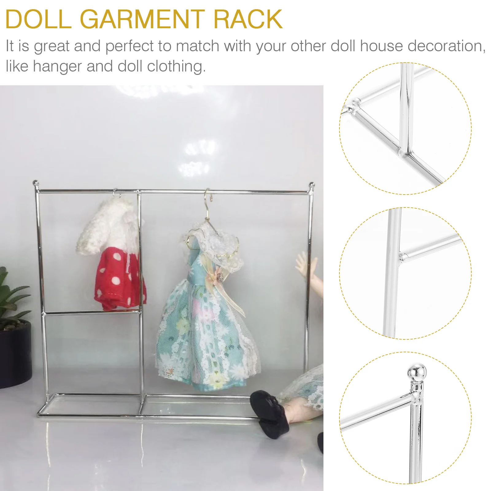 Kid Hanger Iron Dress Rack Storage Furniture Clothing Child Hangers for Clothes