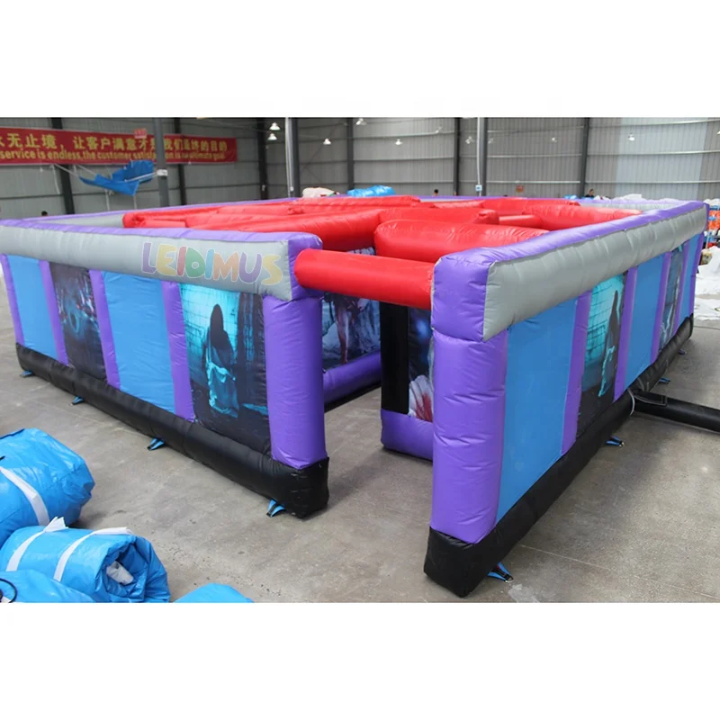 Commercial PVC Vinyl Horror House Halloween Inflatable Haunted House Inflatable Haunted Maze Inflatable Obstacle Course