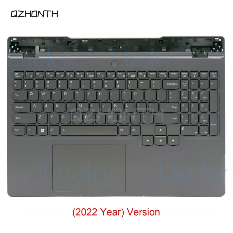

f New For Lenovo Legion 5 15IAH7H 5 15ARH7H Y7000P Palmrest w/ US Backlit Keyboard
