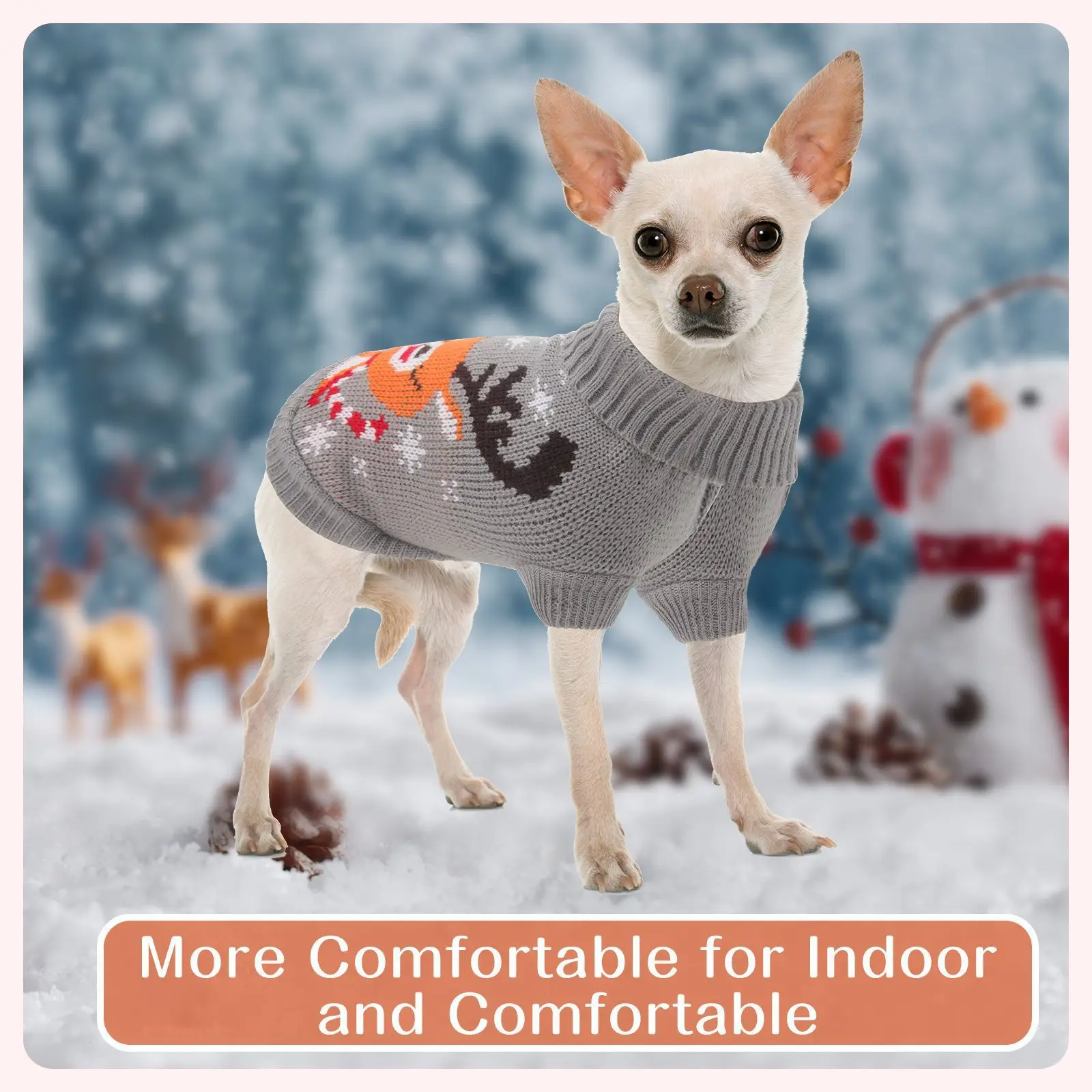 Suéter para Perros Pequeños, Ropa Cálida de Invierno para Cachorros y Gatos, Jersey para Dachshund, Disfraz para Mascotas, Ropa para Cachorro