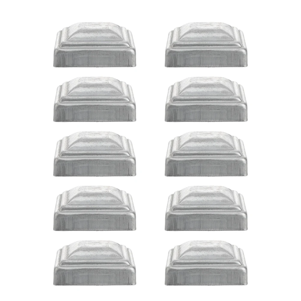 

Fence Post Caps 5x5 Iron Fence Covers Decorative Weatherproof Column Toppers No Tools Required Smooth Edge Durable Iron for Gate