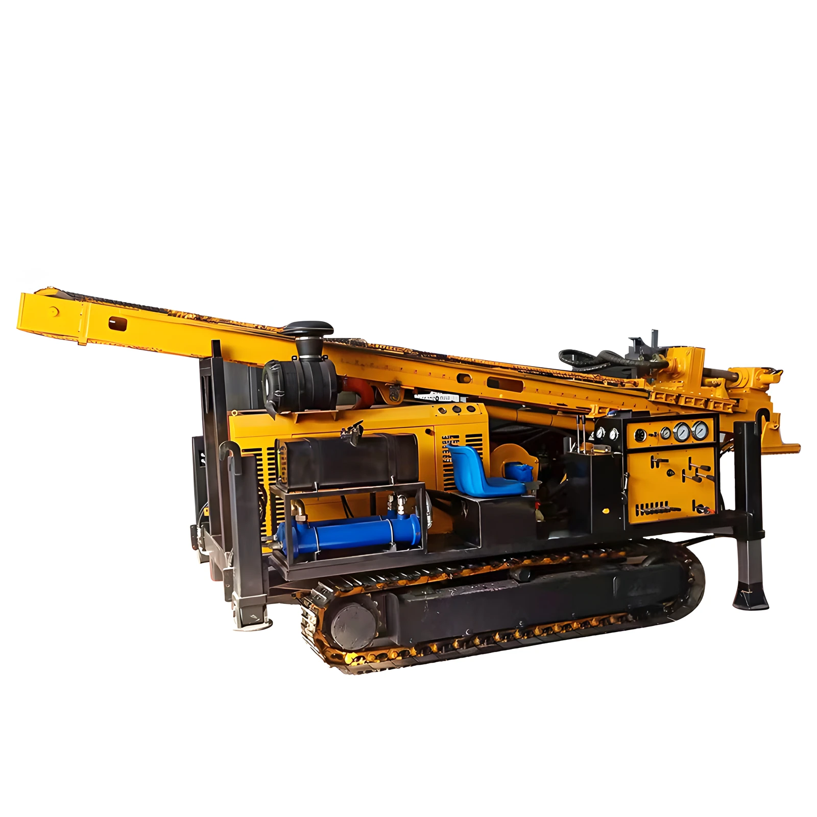Full Hydraulic Drill Rig for Rock Coring Multifunctional Deep Drilling Machine for Mineral Prospecting Customized To Order Sale