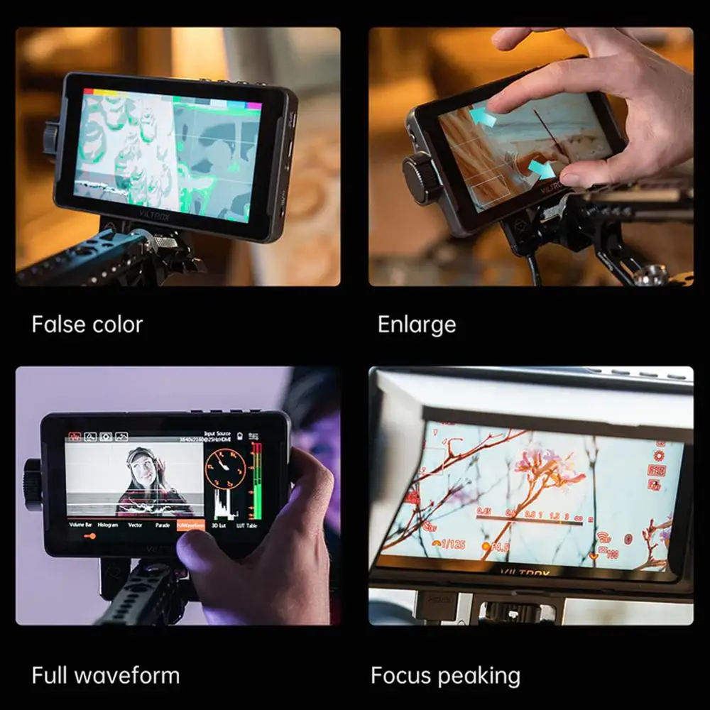 VILTROX DC-550 DC-550 Pro Portable Monitor 5.5" 1920x1080 4K Profissional Monitors HDMI Touch Screen Field 3D LUT Monitor - Image 6