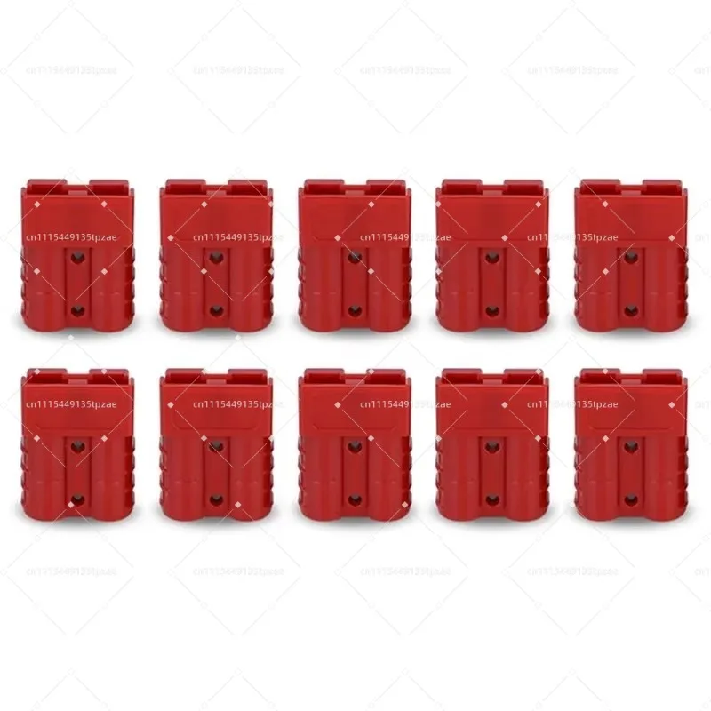 20PCS Anderson Style 50A Quick Plug Connector With Handle Forklift Power Connection Terminal Kit Red