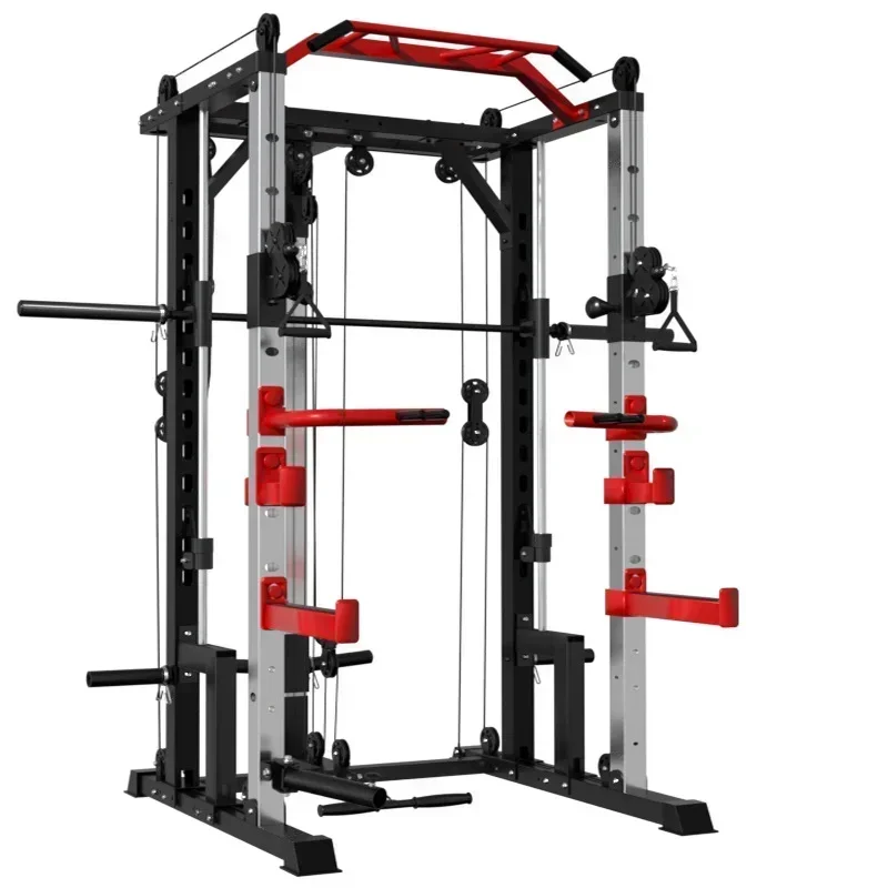 Upgrade Upgrade Fitnessapparatuur Multifunctionele Hele Lichaam Spieroefening Gantry Gym Uitgebreide Training Smith Machine