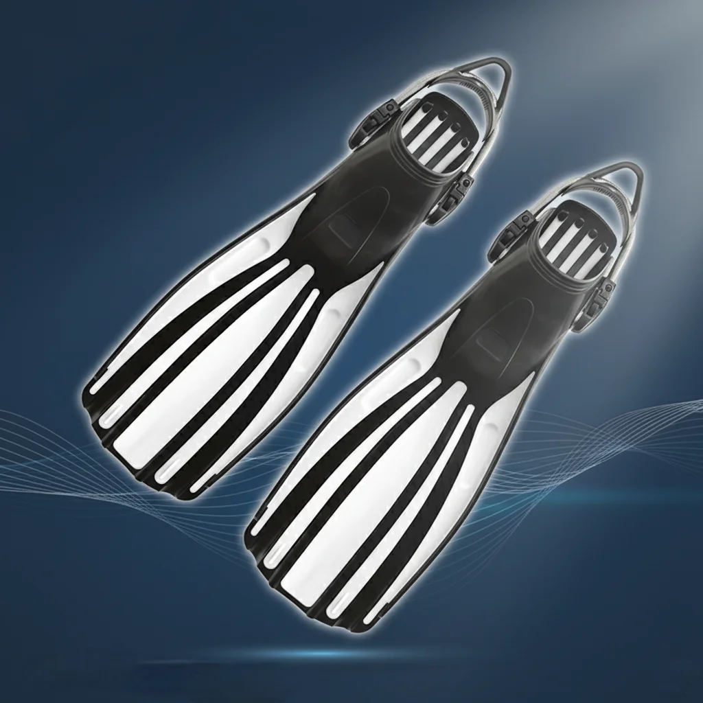 

Wholesale Adjustable Spring Shoelaces Swimming Training Fins Matching Diving Boots Frog Shoes Long Lungs Four Threads Duck Fins