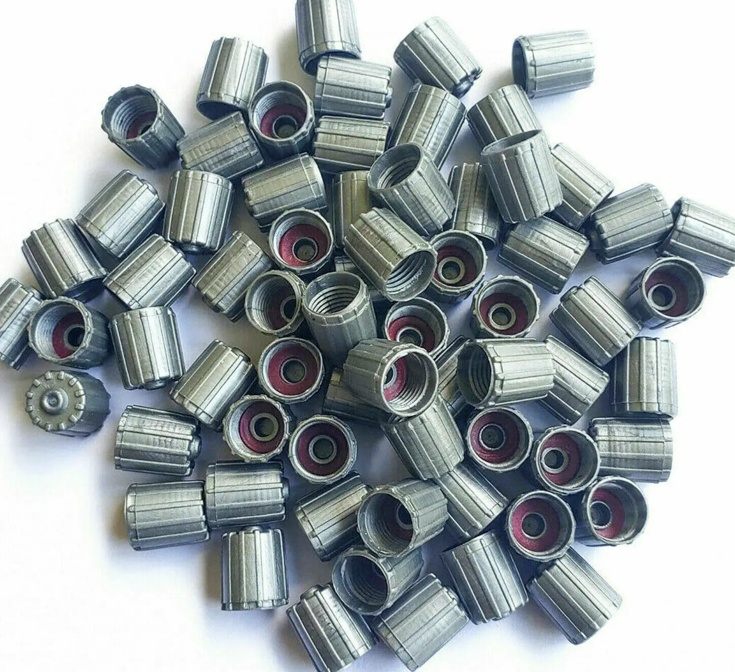 50pcs Long  / Gray black  Plastic TPMS Valve Cap For TR20008 TPMS Valve Stem