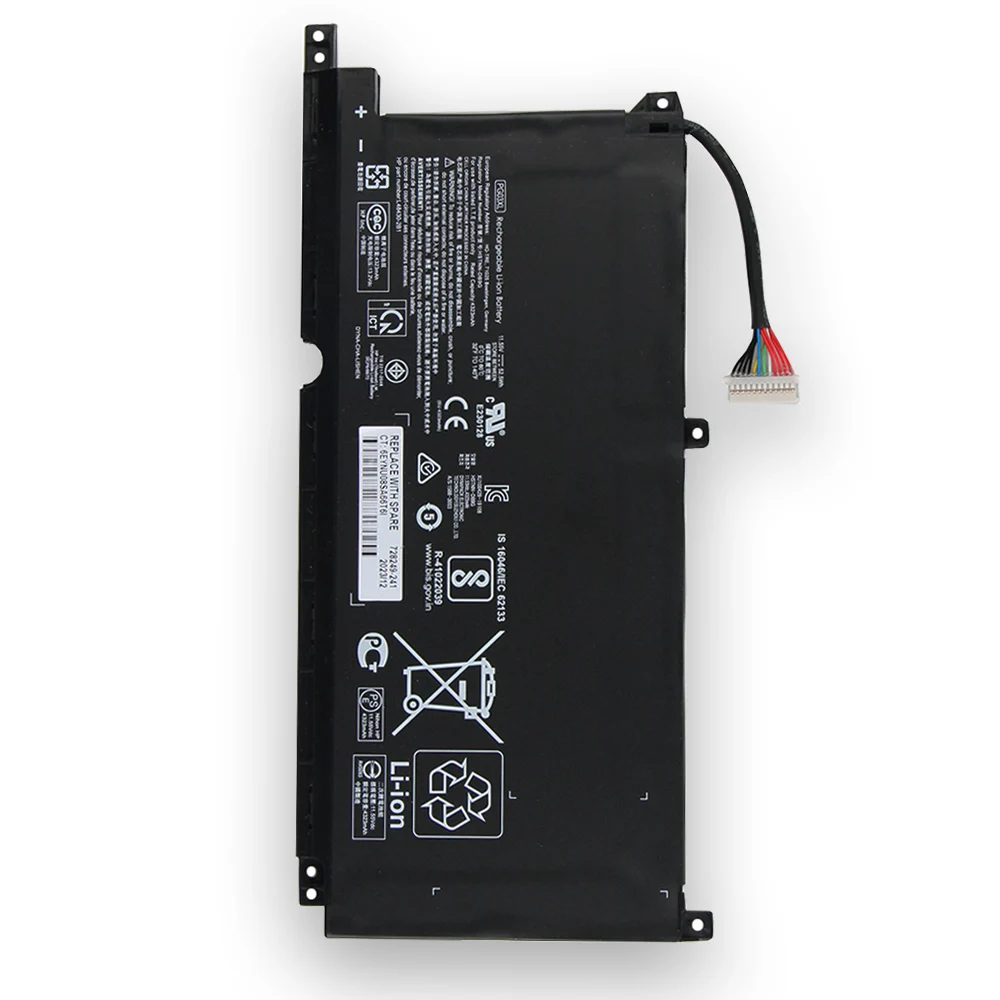 Replacement Battery PG03XL For HP HP TPN-C141 TPN-Q241 TPN-Q229 DK0131TX Shadow Elf 5/6 15-DK 4323mAh High Capacity