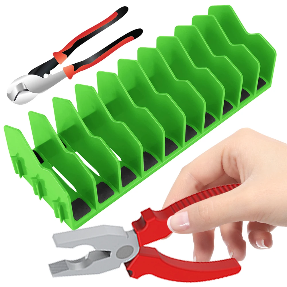 2/1pcs Pliers Organizer Rack Tool Storage Rack with Non-Slip Rubber Base Tool Drawer Toolbox Cabinet for Wrench Screwdriver