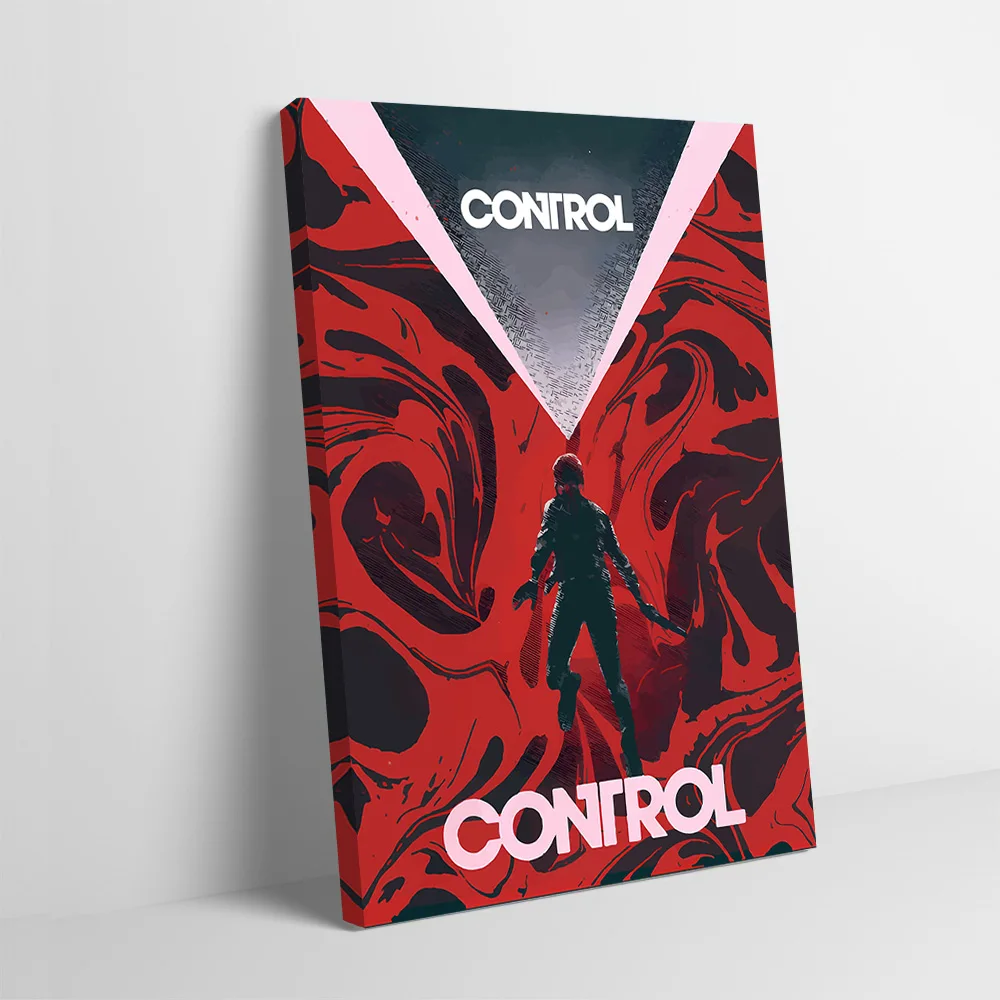 Control Game Poster Customizable Printed Canvas Painting for Pictures Wall Art Luxury Decoration Decorative Picture Home Decor