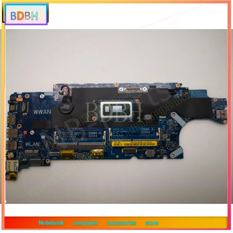 HJD1J For Dell OEM Latitude 5400 Motherboard System Board i5-8365u LA-G891P