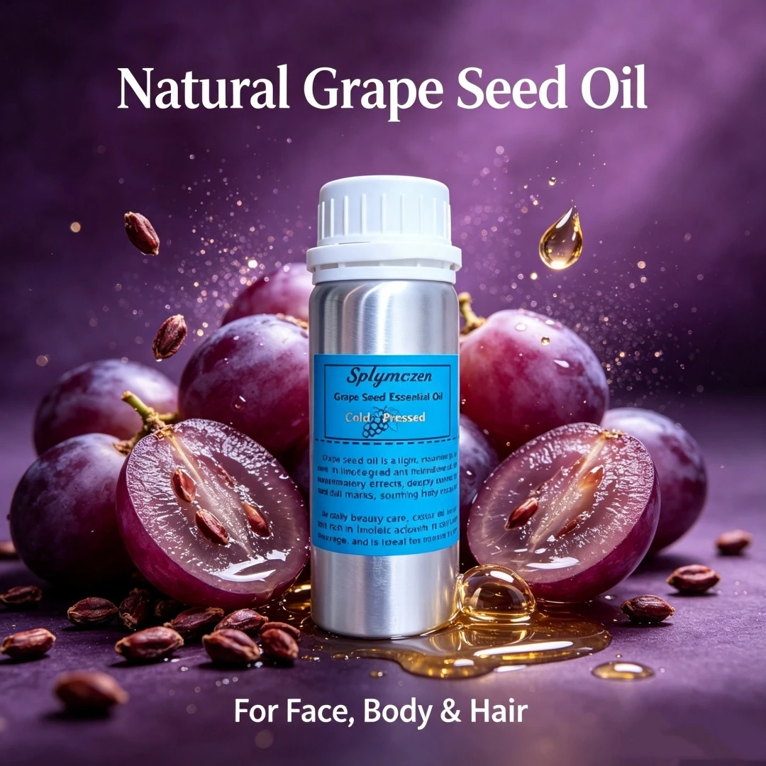 20ml/100ml Grape Seed Base Oil 100% Pure Natural Odorless Fragrance Oil Carrier Oil for Reed Diffuser Aromatherapy