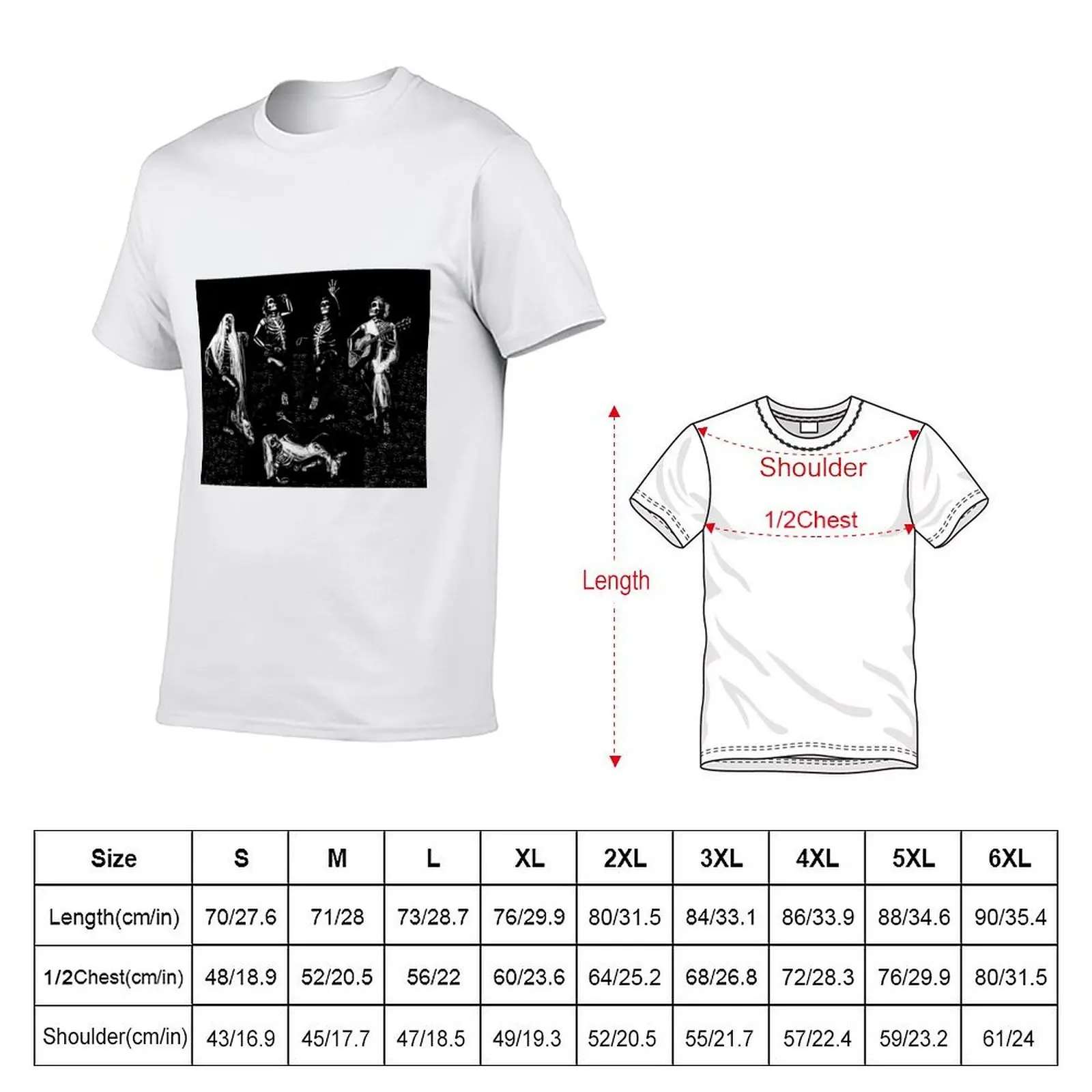 Danse Macabre T-Shirt funny costumes plus sizes fitted t shirts for men