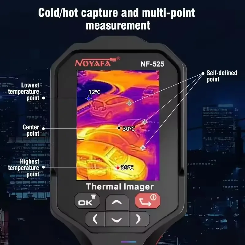 NOYAFA NF-525 Thermal Imager 120*90 Handheld Testing Imaging For Repaire Floor Heating Industrial Inspect