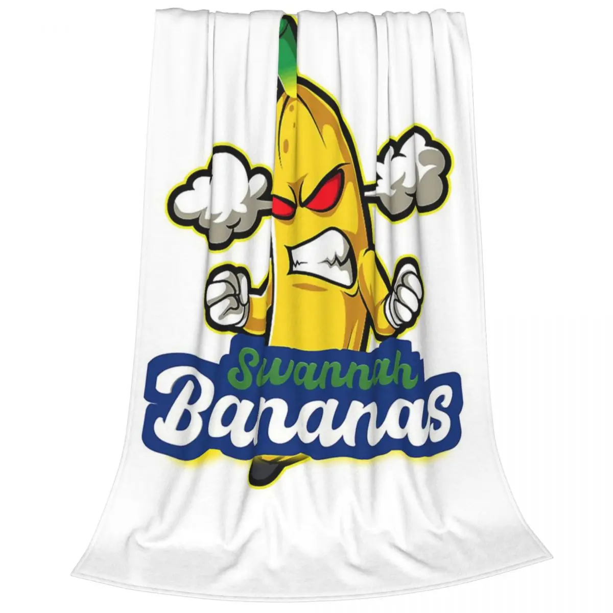 Savannah Bananas, Go Bananas Blanket Fleece Super Soft Sofa Throw Blankets For Home Bedroom Office Throws Bedspread Quilt