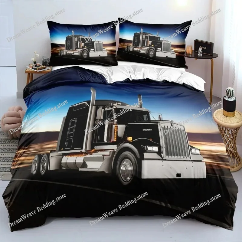 

Truck Kenworth 3D Printed Duvet Cover Pillowcase Bedding Set Twin Full King For Kids Adults Bedroom Home Textileextile