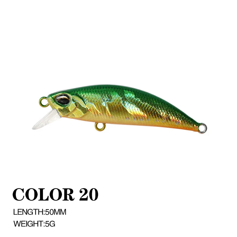 1PCS Black Minnow Lure 5cm 5g Minnow Fishing Lure Artificial Jerkbait Quality Hooks Wobbler Crankbait Fishing Lure Tackle