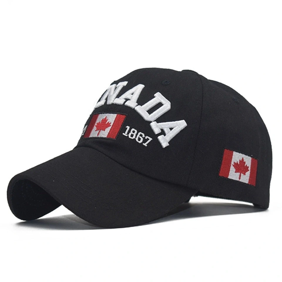 Personalized fashion embroidered Canada baseball cap