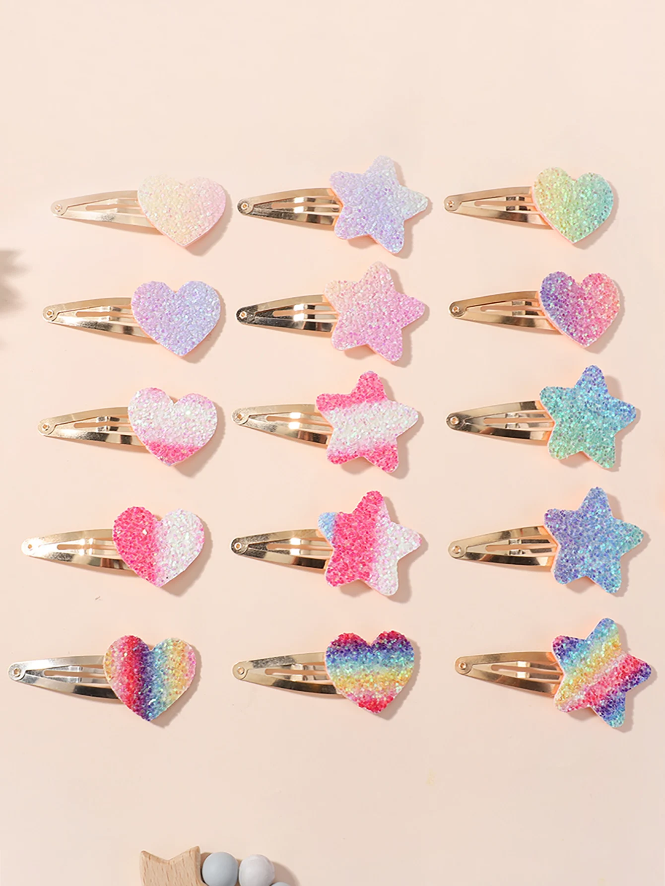 8/10/16Pcs Glänzende blume Kaninchen BB Haar Clips für Mädchen Handgemachte Haarnadeln Barrettes Headwear mode Kinder baby Haar Zubehör – Detail 1