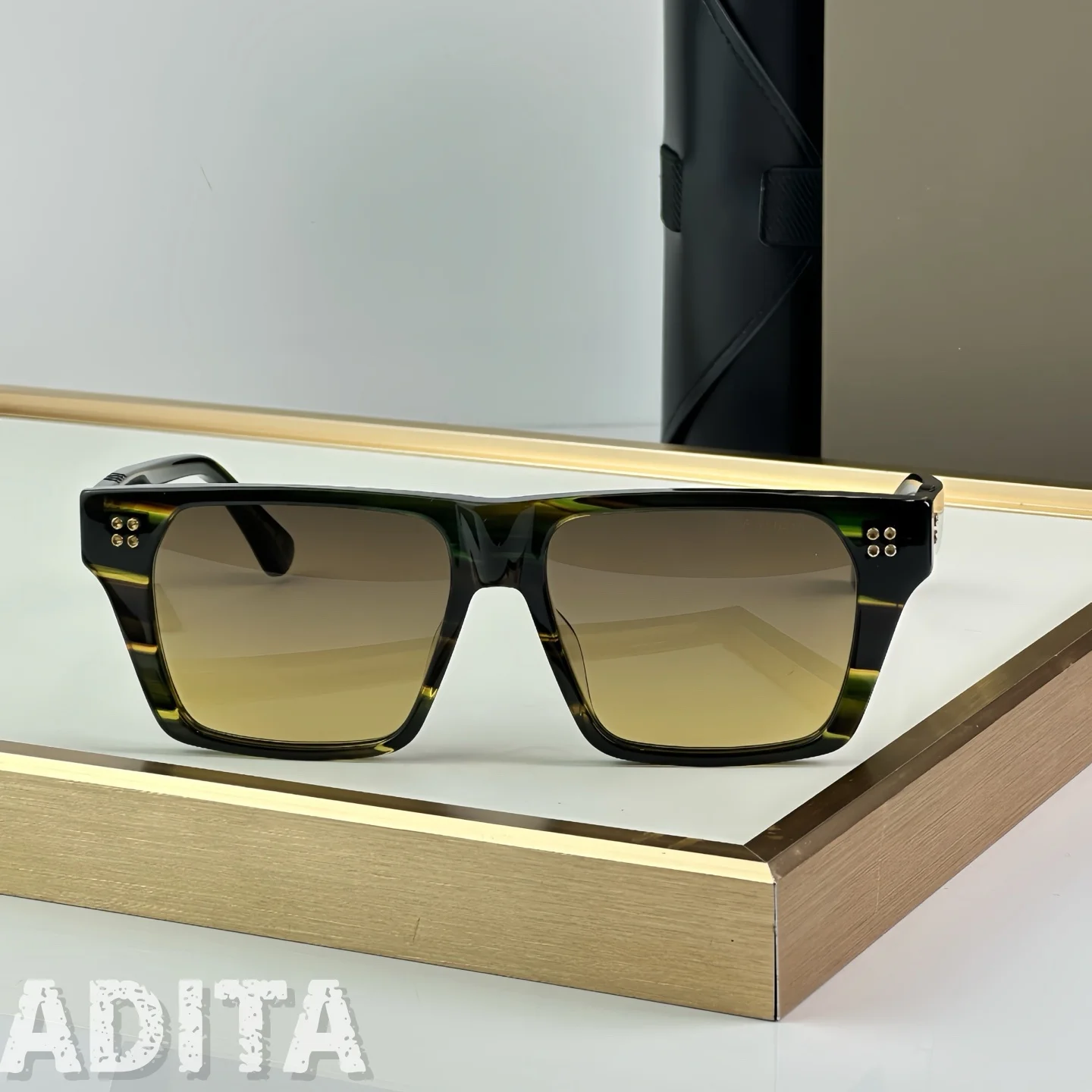 ADITA VENZYN DTS720 Top High Quality Sunglasses for Men Classic Women Luxury Brand Designer Fashion sun glasses UV400 With box - Image 5