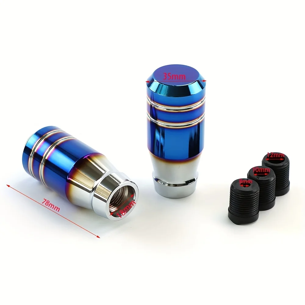 Aluminum Alloy Metal Manual Gearshift Lever universal Gearshift Handle Head Gearshift Lever Handle Shaft Head