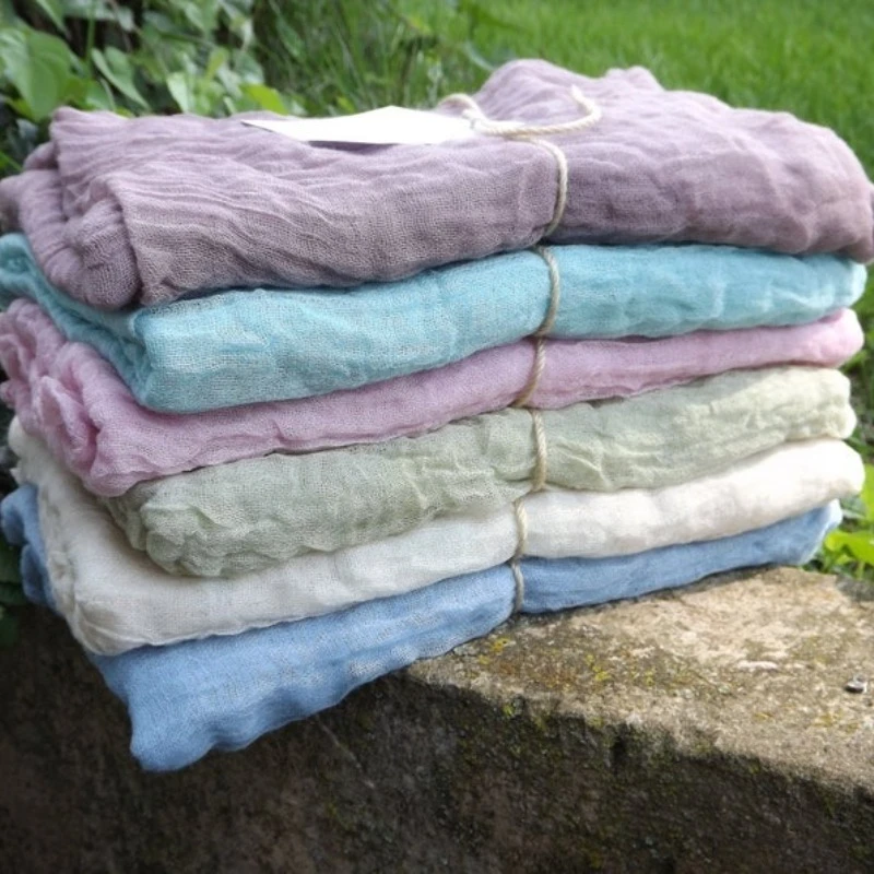 Koleksi Bungkus Bayi Baru Lahir Profesional 6 Buah Set Variasi untuk Studio Fotografi Bayi Alat Pose Esensial Kain Kasa Bedong