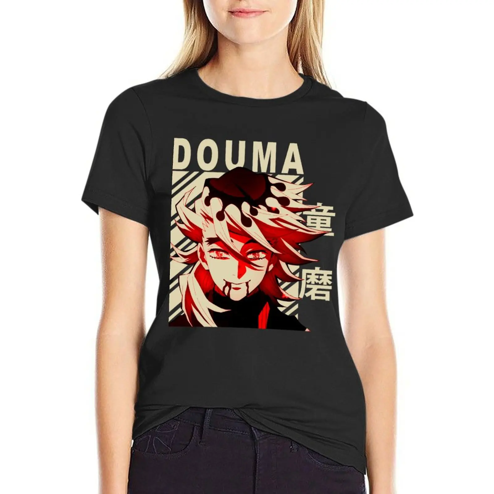 

Douma Vintage T-Shirt kawaii clothes sweat heavyweights summer blouses woman 2025