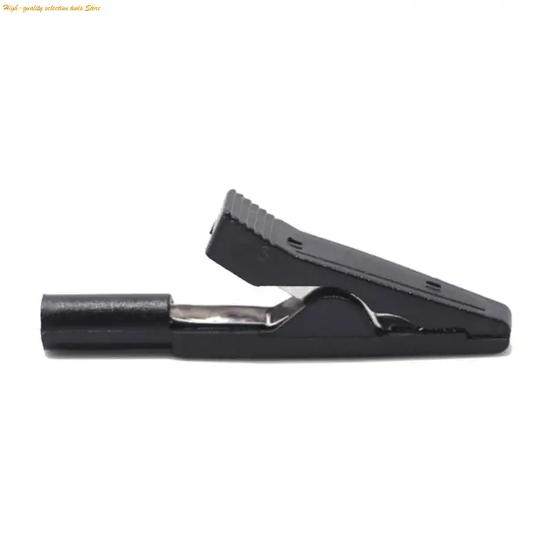 203F High Conductivity Alligators Clip With Insulation Suitable For Safe Electrical Connection Efficient Circuit Testing 4pcs