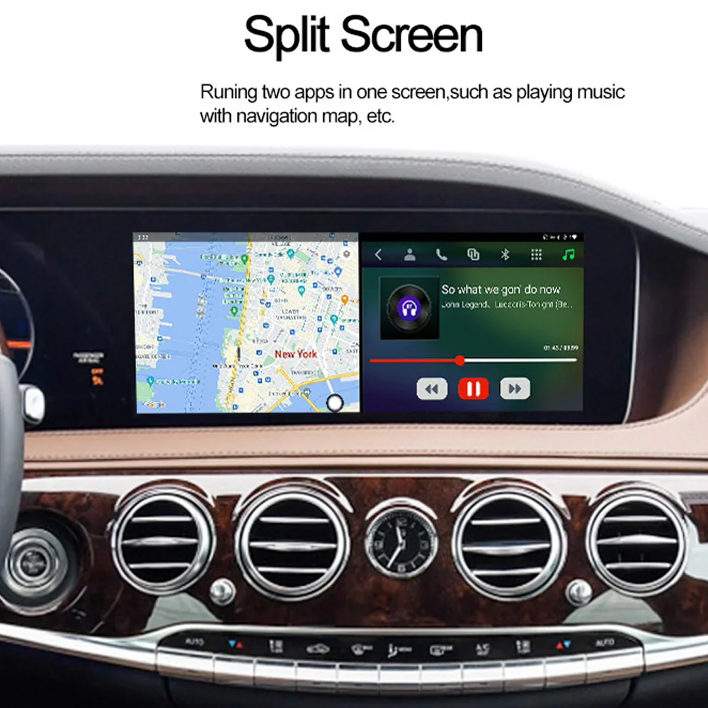 Android AI Box Wired to Wireless CarPlay Adapter Android Auto Universal Car TV Box Netflix YouTube Multimedia Video Player