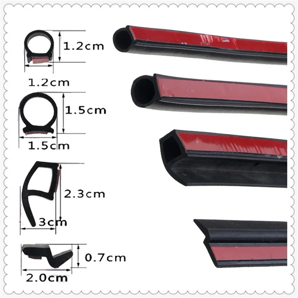 Rubber Noise Insulation Anti-Dust Soundproof Car Seal for Mercedes Benz Generation F800 A200 GLE63 GLE450 B200 B150