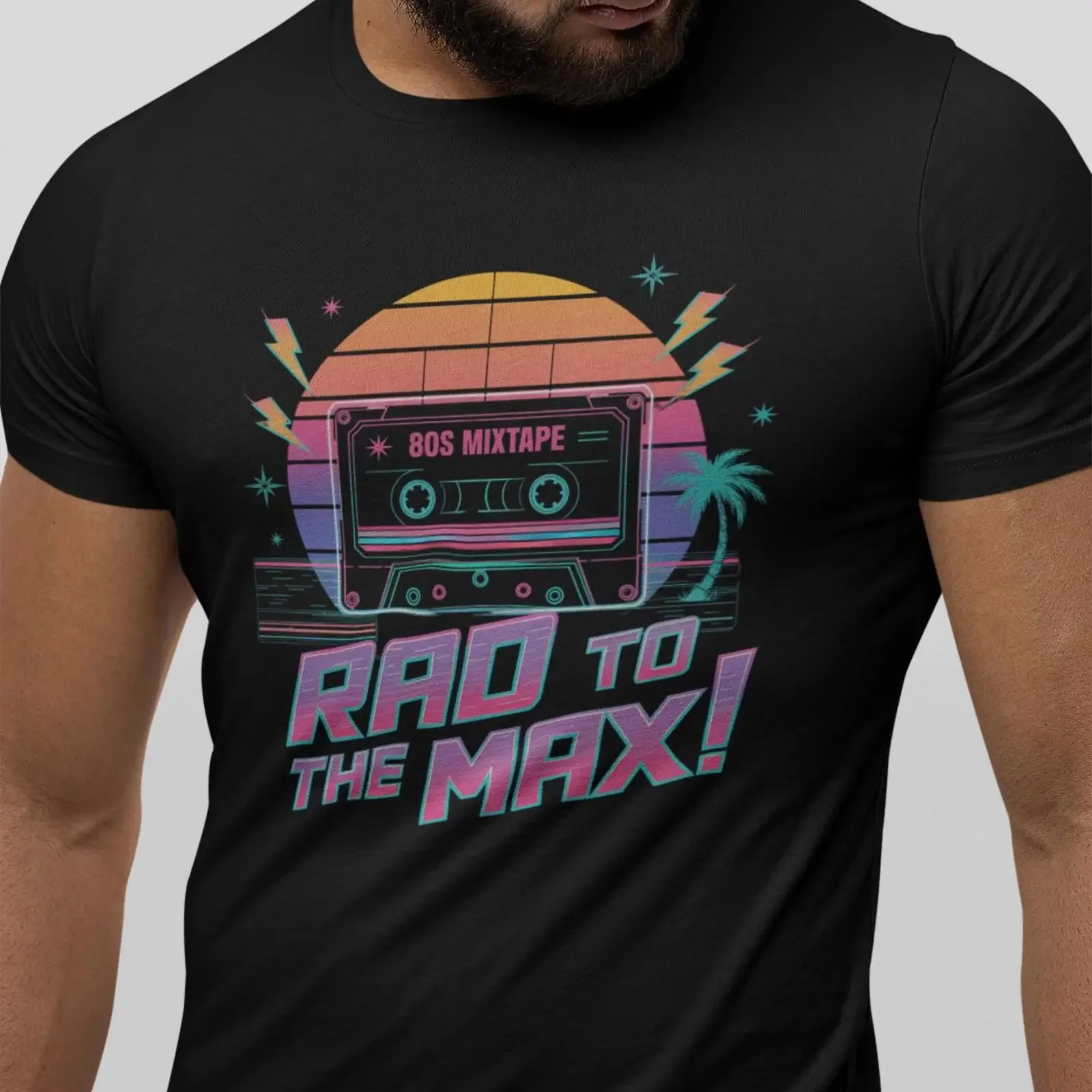 Rad to the Max Retro 80s Mixtape T Shirt Vintage Vibe for Nostalgic Music Lovers vintage Washed graphic designer clothes