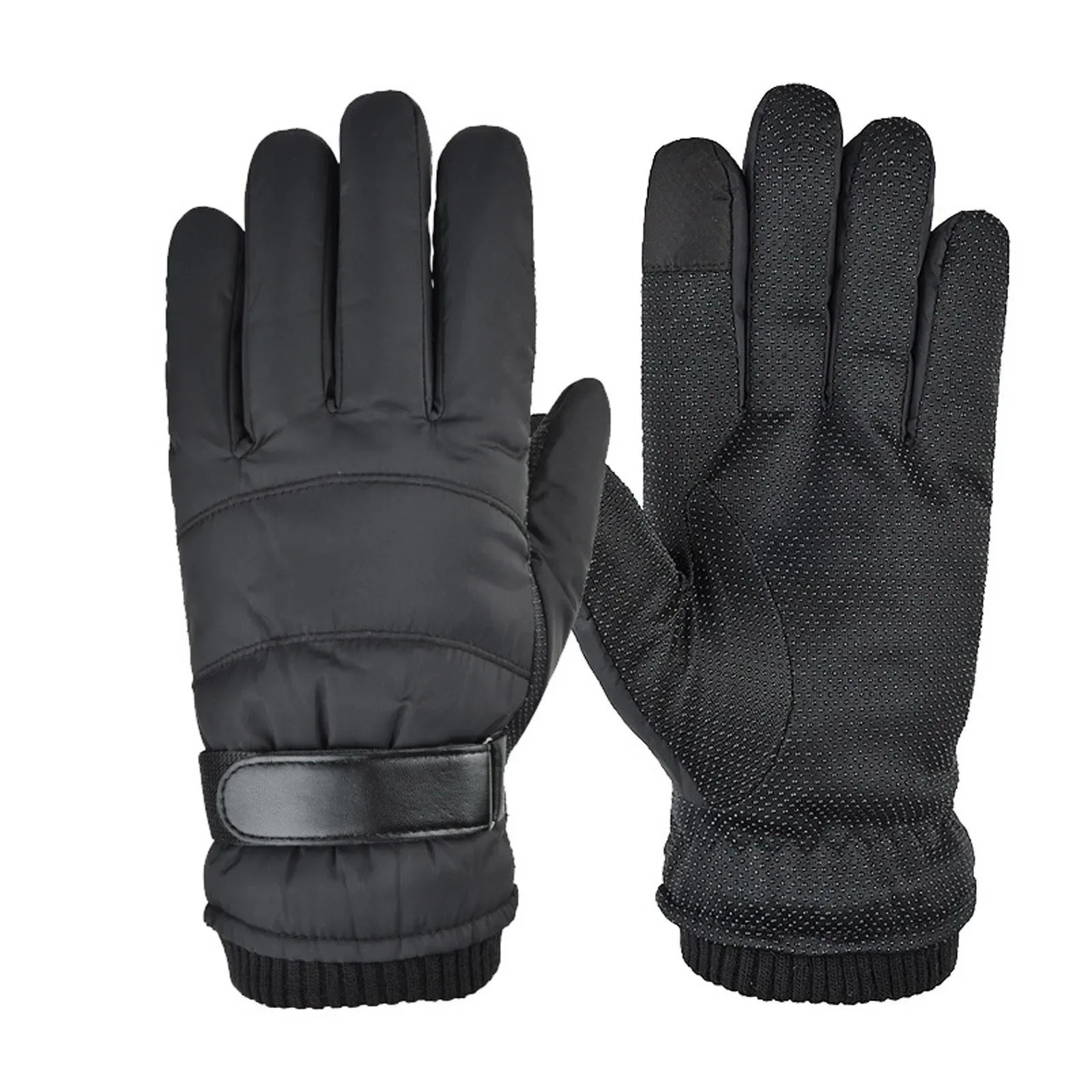 Guantes de Moto a prueba de viento para hombre y mujer, manoplas de lana cálidas e impermeables, resistentes al desgaste, antideslizantes, para Motocross, Invierno