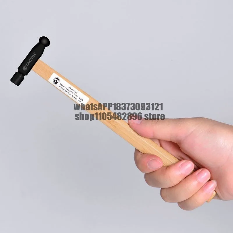 Carbon Steel Lightweight Hammer Precision Instruments Clock Watch Repair Tools Professional Small Hammer Wooden Handle Hand Tool