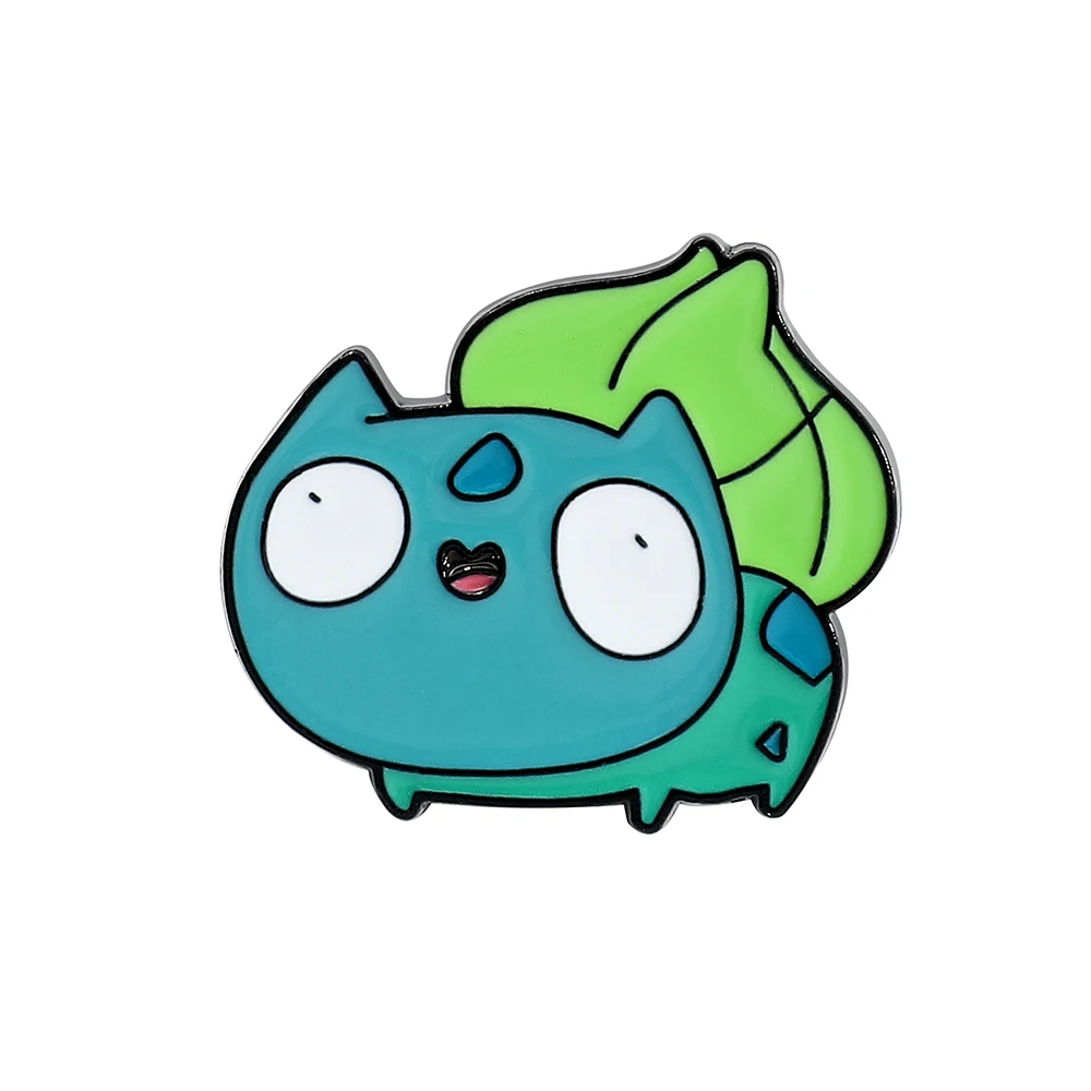 Anime Pokemon Emaille Pin Pikachu Bulbasaur Psyduck Squirtle Abzeichen Brosche Denim Kleidung Tasche Niedlichen Tier Kind Schmuck Geschenk Spielzeug