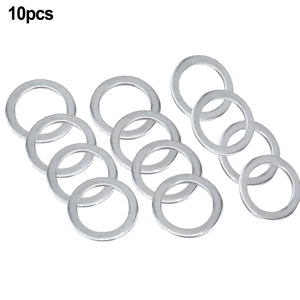 

Bike Pedal Spacer with Stainless Steel Material Prevent Thread Wear Eliminate Abnormal Noise Set of 10 Silver Color