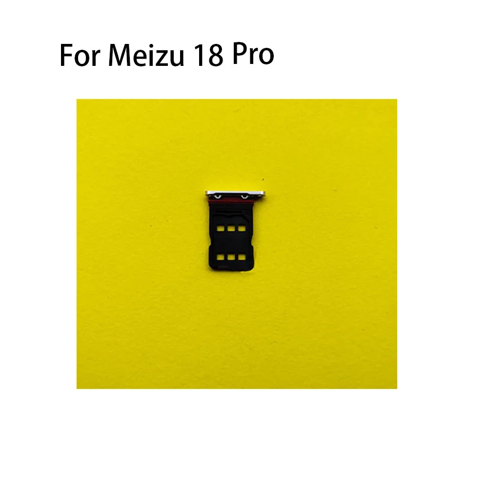 For Meizu 18Pro New Tested Sim Card Holder Tray Card Slot For Meizu 18 Pro Sim Card Holder Replacement