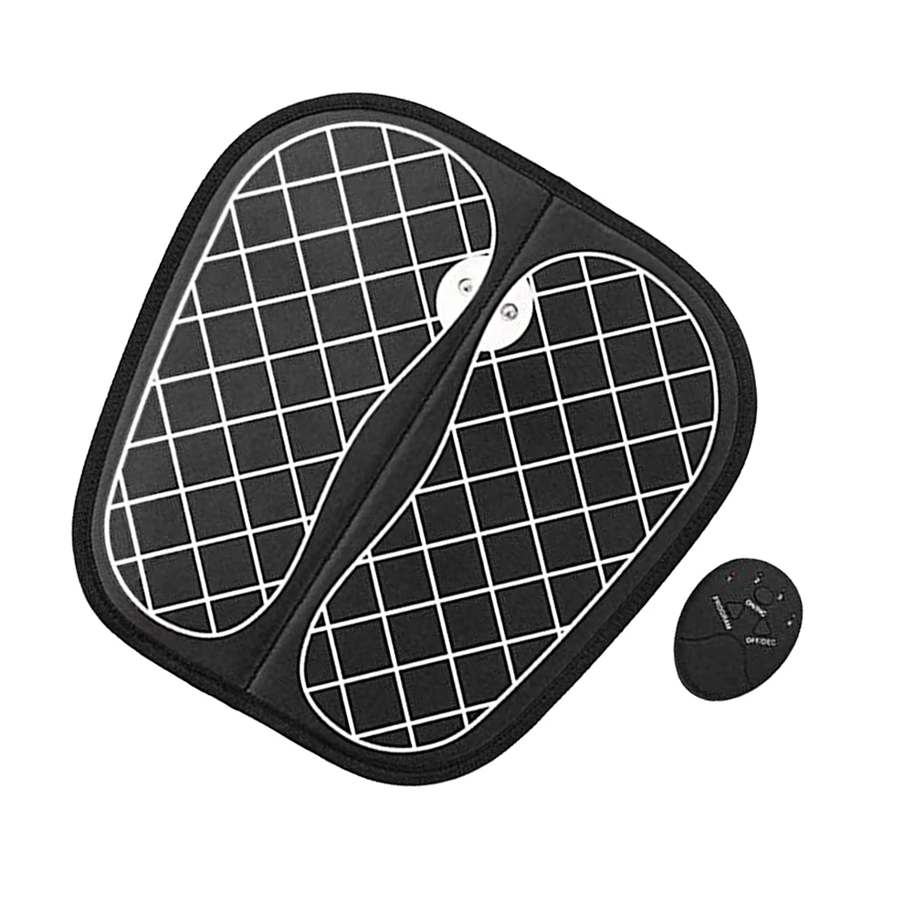 

Foot Massager Physiotherapy USB Charging Mat Intelligent Entrails Function Rechargeable Pad Black