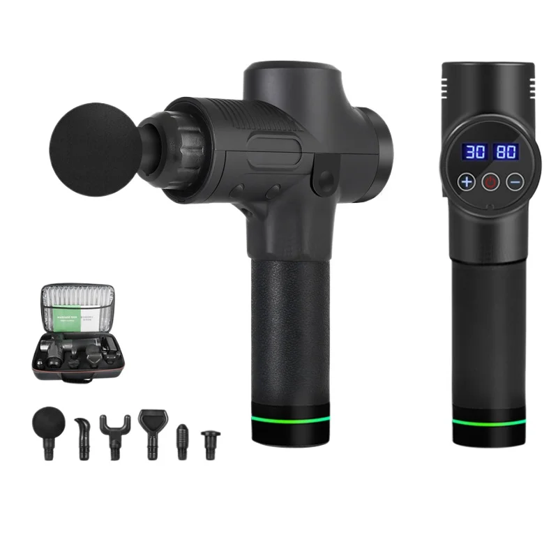Fitness massager, adjustable impact, mini, rechargeable, portable professional fascia gun for sports