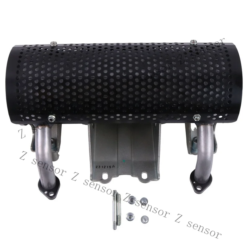 Z+ Left Muffler for Honda GX630 GX660 GX690 Generator Engines w/Bracket