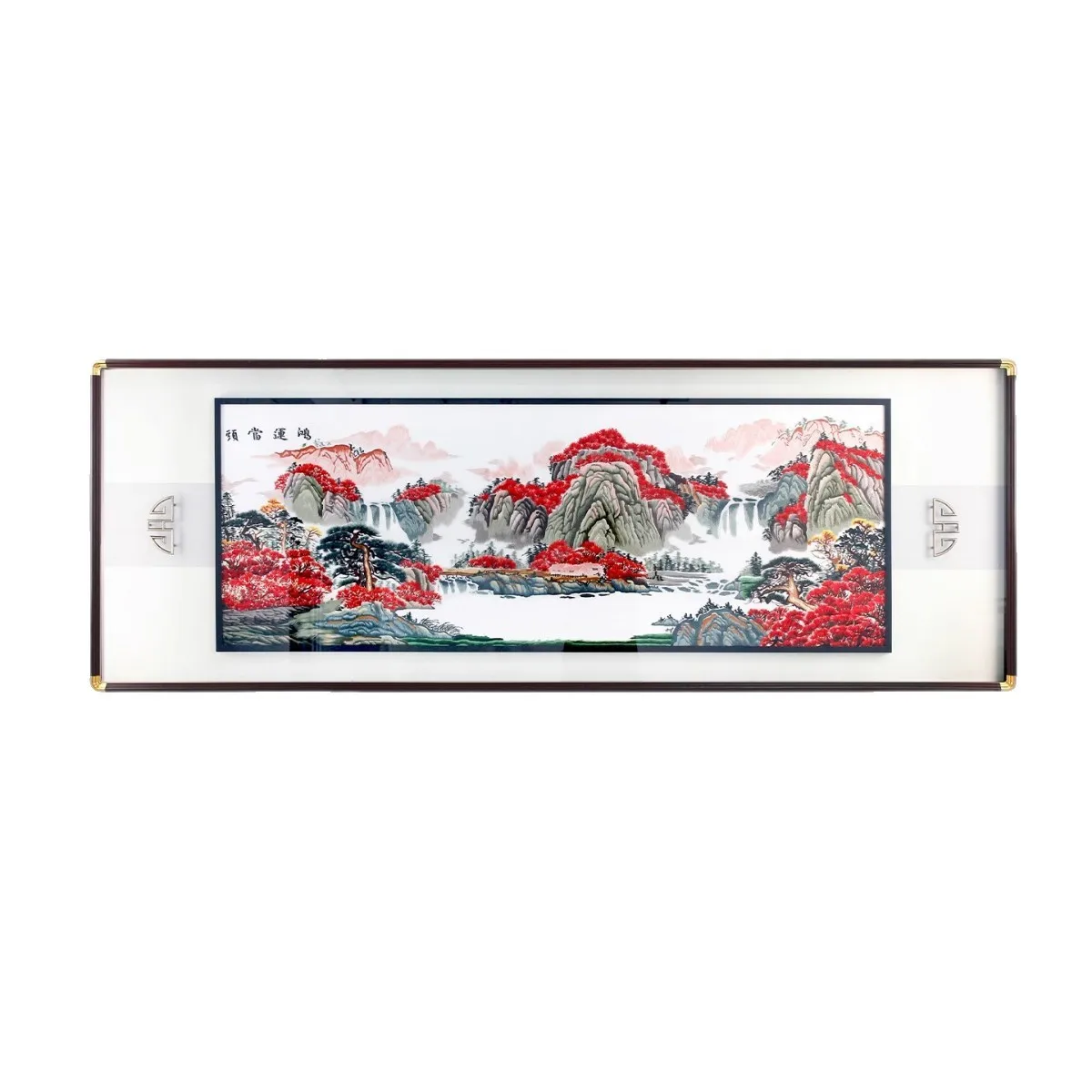 High-end Embroidery Hanging Paintings In The Living Room, Good Luck Is At Hand, Finished Products, Suzhou Embroidery Sofa Backgr