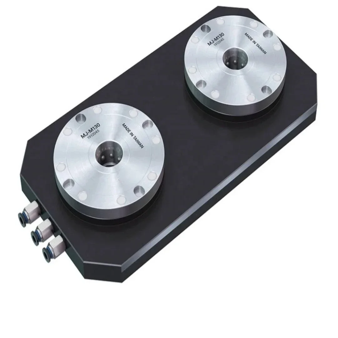 High Quality Durable Pneumatic Chuck Four-Way Zero-Point Chuck with Multiple Kits for Clamping Usage
