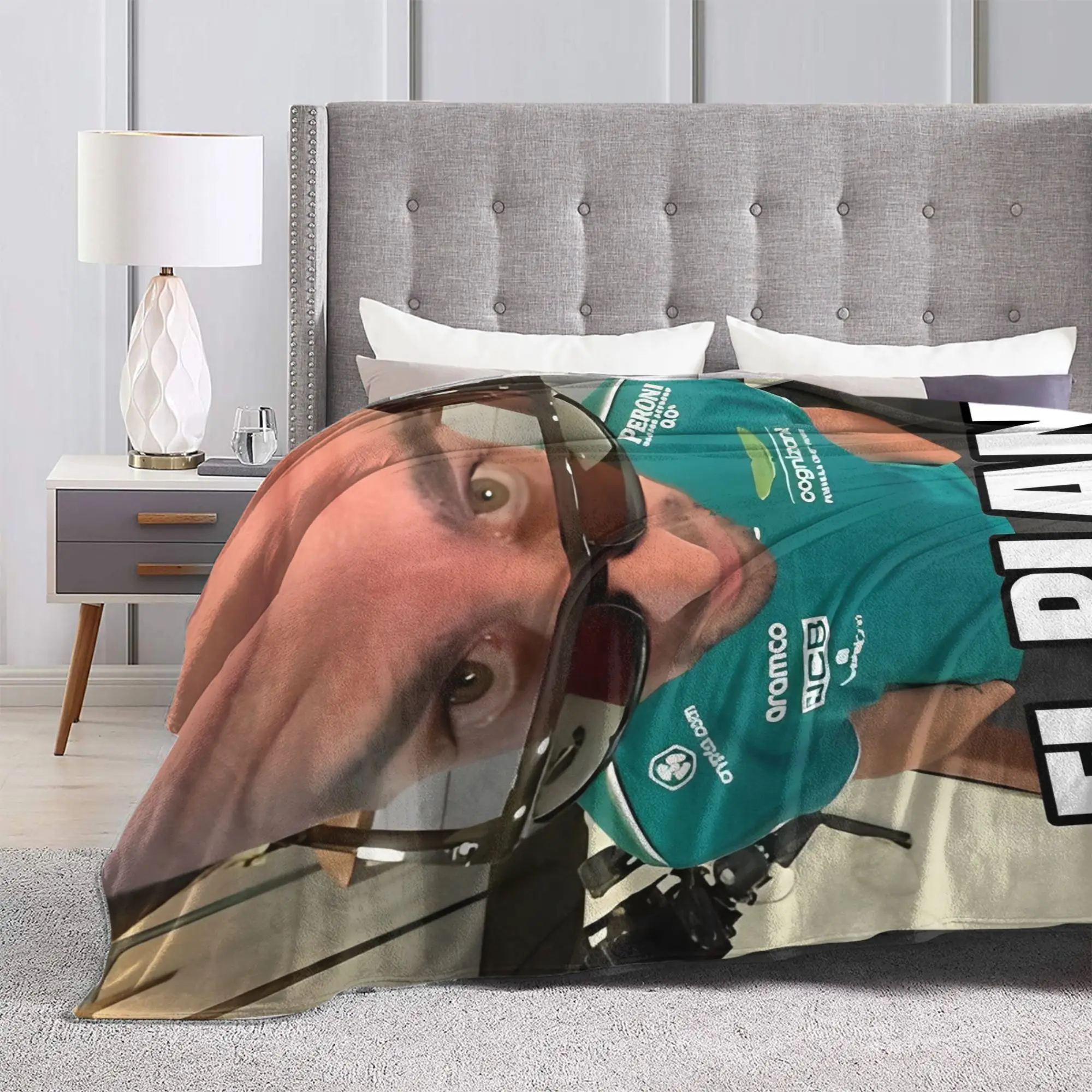 El Plan Fernandos Alonsos بطانية السفر مكتب الفانيلا رمي بطانية للأريكة كرسي لينة دافئة مخصصة جودة المفرش