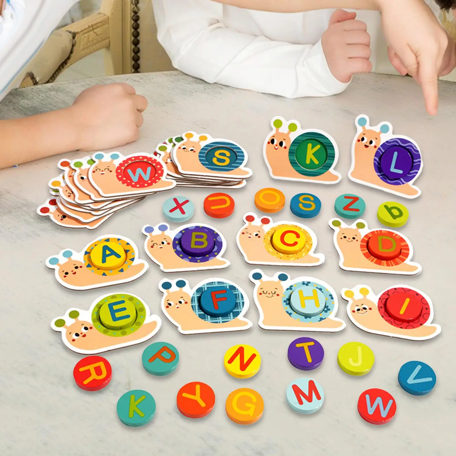 Letter Matching Puzzle Sensory Color Sorting Match Letter Spelling Game for Fine Motor Creativity Focus Imagination Coordination