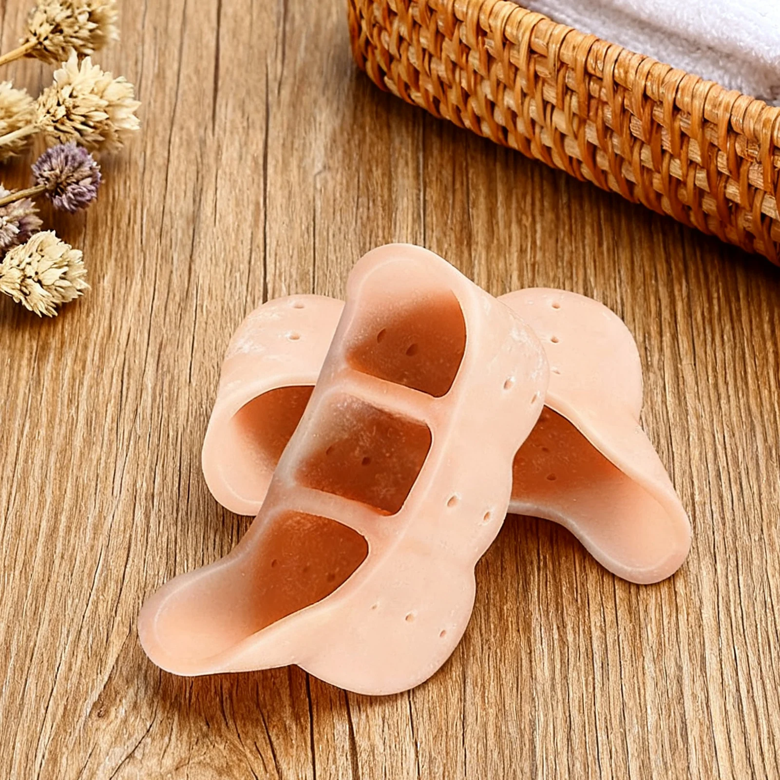 

Pointe Toe Pads Three-Hole Socks 1 Pair Pointe Cushion For Women Girls Ballet Practice Dance Rehearsal Competition Stage