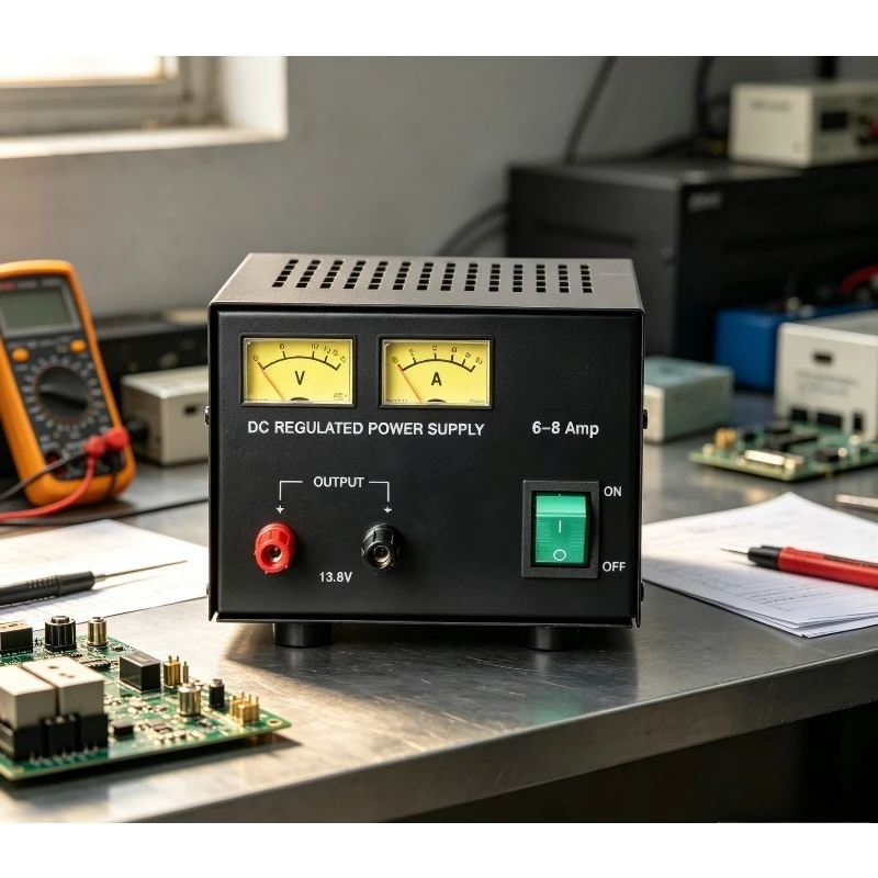 High Precision DC Regulated Power Supply QJ1803D QJ1806 13.8V 24V for Two-Way Radio Communication Station