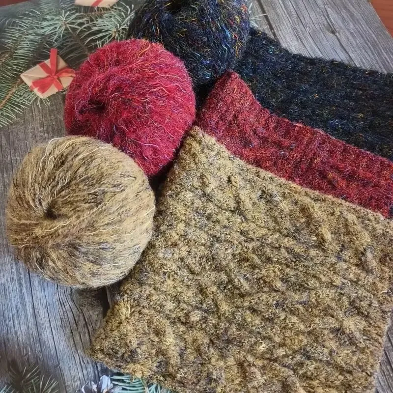 

50g Autumn Winter Fireworks Alpaca Yarn,Super Soft Medium Thick Hand Woven Fancy Mohair Yarn,Weaving Scarves,Sweaters,Hats,Dolls