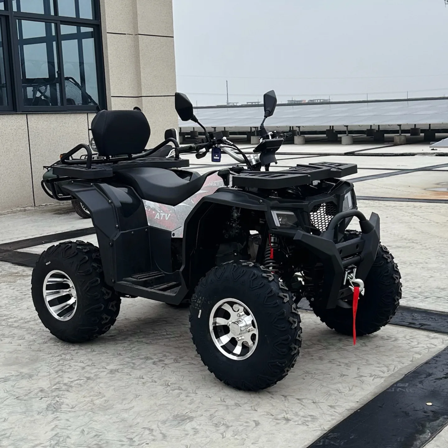 200CC ATV Quad Bike, 4-Wheel All-Terrain Vehicle, Automatic Gy6 Engine, Off-Road Motorcycle, Beach Buggy, Utility Task Vehicle