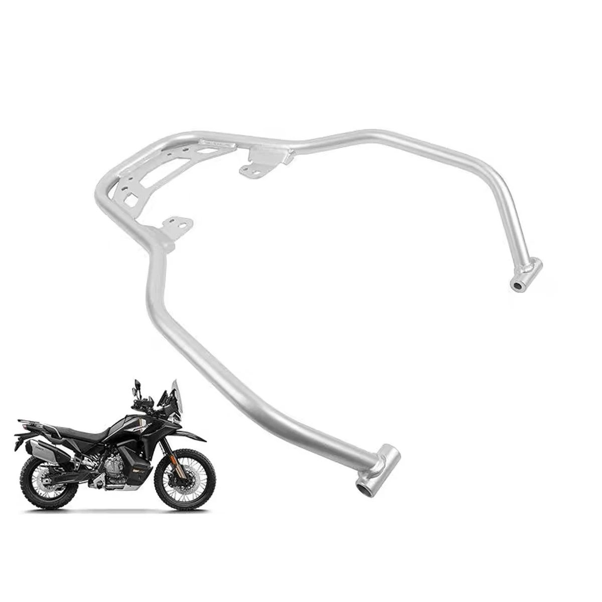 Motorcycle accessories rear armrest welding assembly tail wing guard decorative panel Fit For CFMOTO 800MTX 800MT-X CF800-11-11A