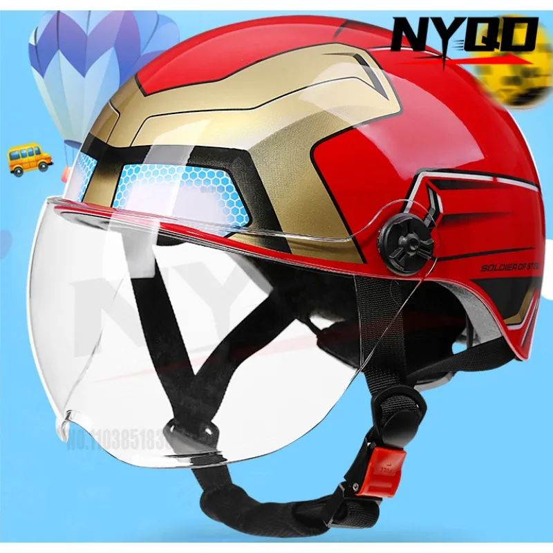 Child helmet Men girl electric scooter helmet in autumn  winter motorbike helm motorcycle flip cotton kids helmet