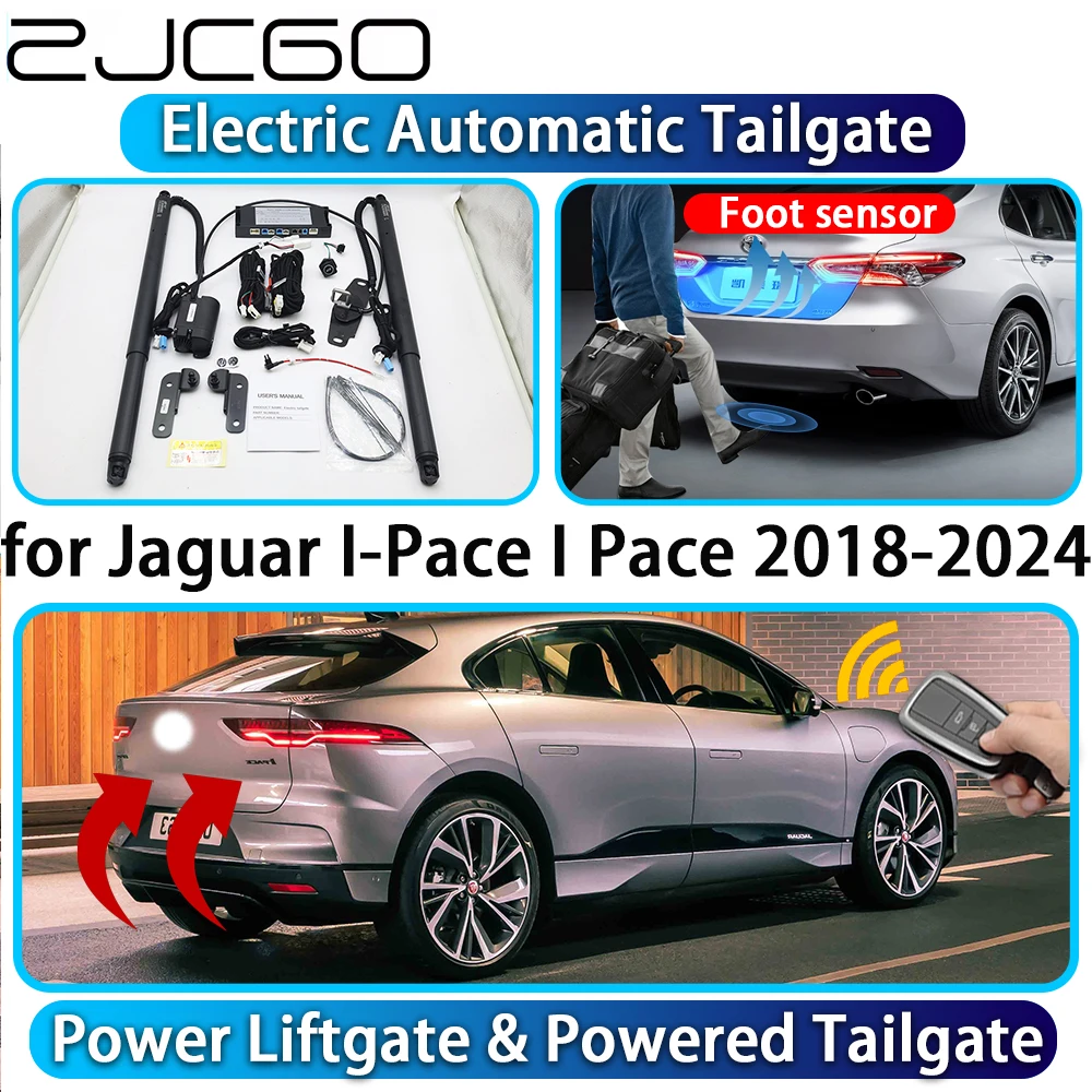 

ZJCGO for Jaguar I-Pace I Pace 2018-2024 OEM Automatic Power Liftgate Powered Tailgate Intelligent System Trunk Lift Control Kit